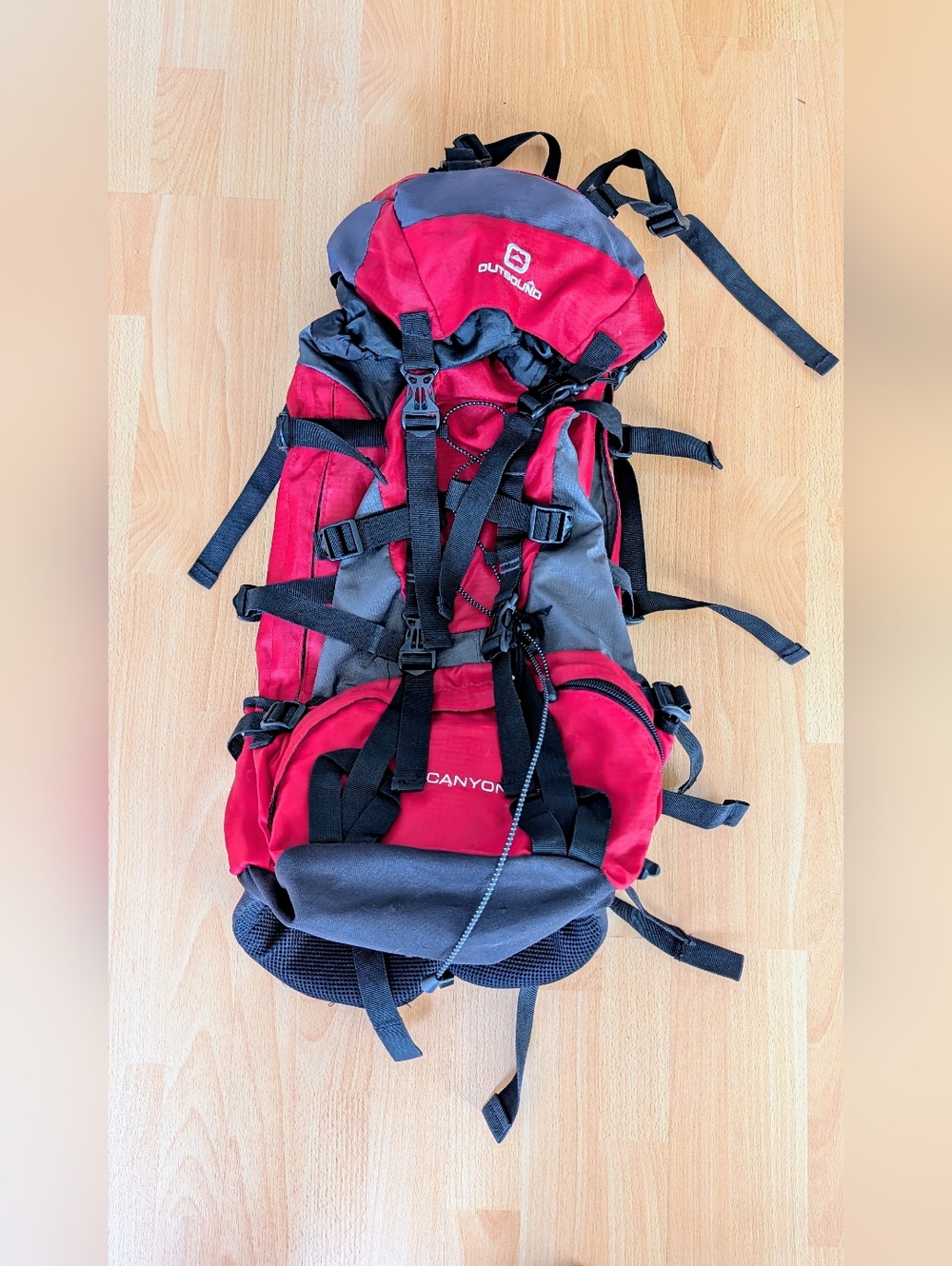 Brand New Outbound Canyon Backpack - Red